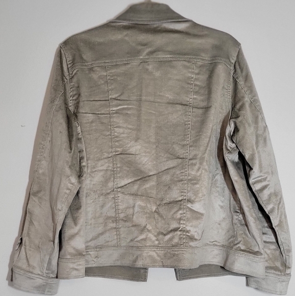 Silver Jacket with bling buttons - Picture 9 of 11